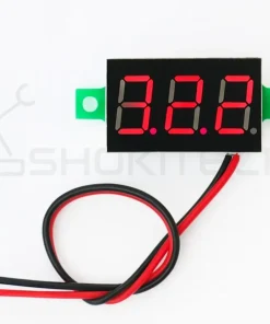 0.28inch 4.5-30V Two Wire DC Voltmeter Red LED