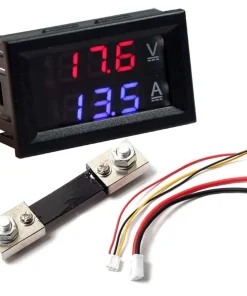 0.28 inch DC 100V 100A LED Digital Ammeter Voltmeter with Shunt